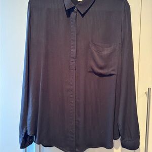 Treasure & Bond Charcoal Button Down Shirt